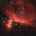 Horsehead and flame nebula