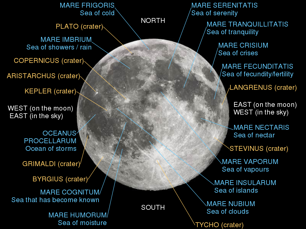 Moon map