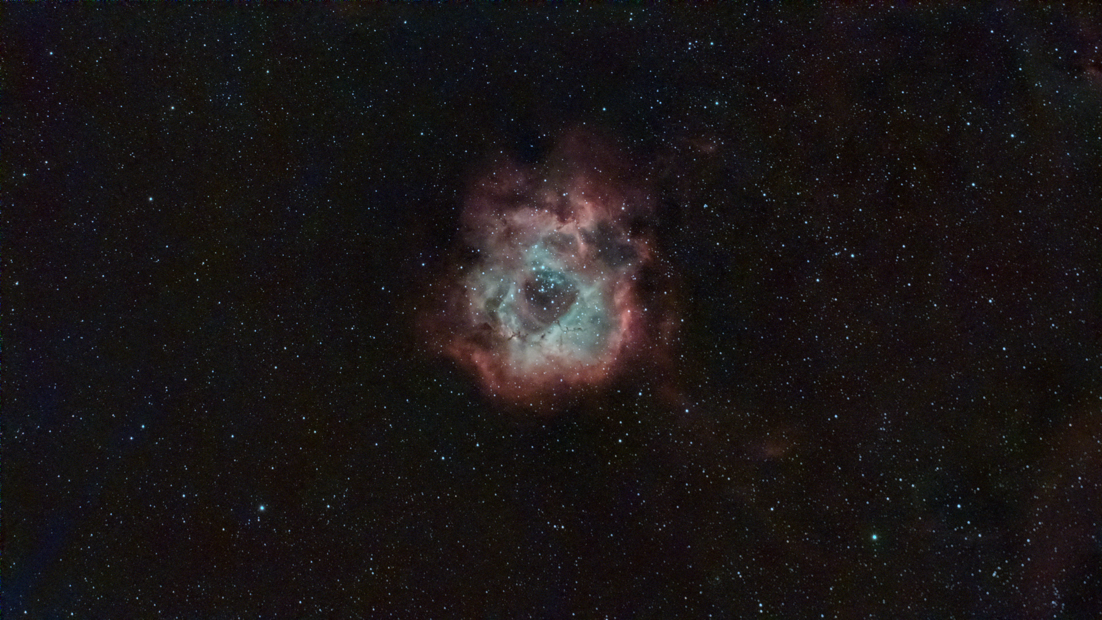 Rosette nebulae (1h30)